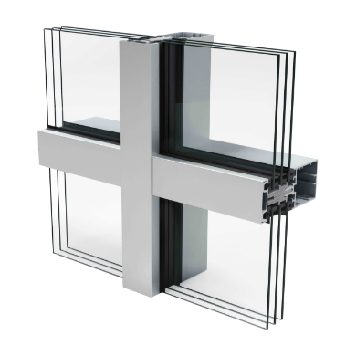 Gutmann GCW 050/060: mullion, transom and glazing unit