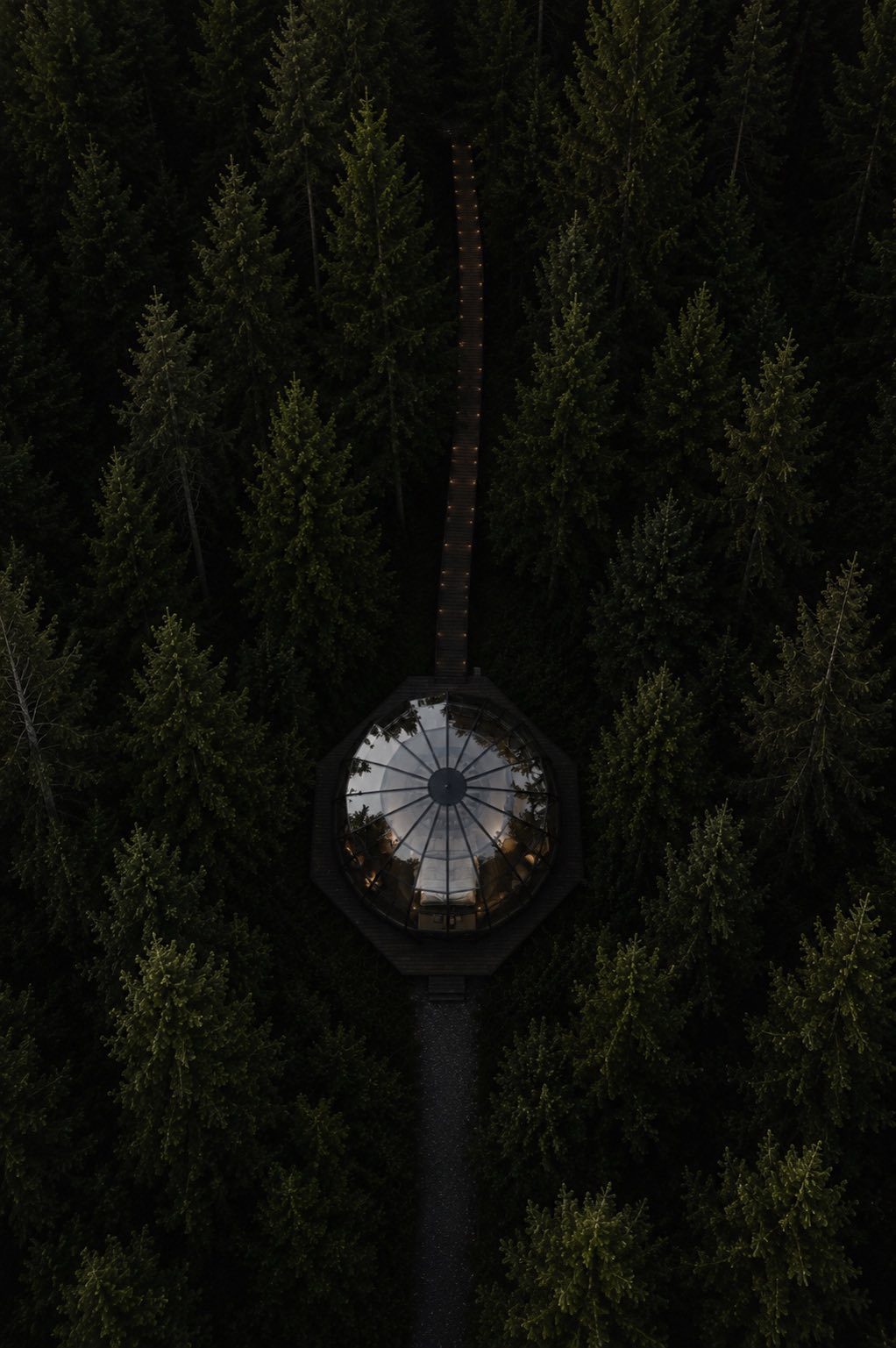 One dome, a 360° panorama