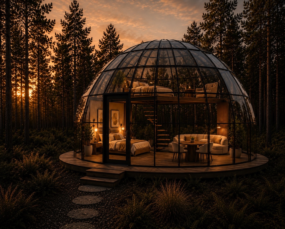 A lounge under the sky: the shared space that holds the nightly rate up